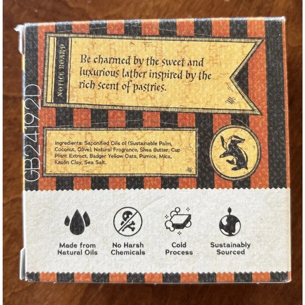 Dr. Squatch  Harry Potter Lather Of The Loyal Hufflepuff Soap Limited Edition